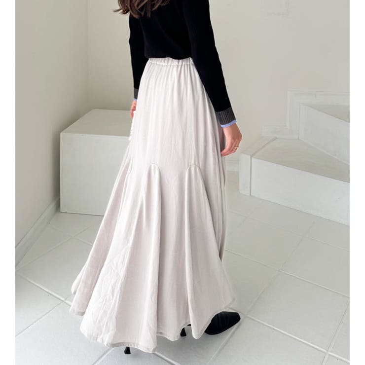 マーメイドフレアーロングスカート | GeeRA | 詳細画像25 