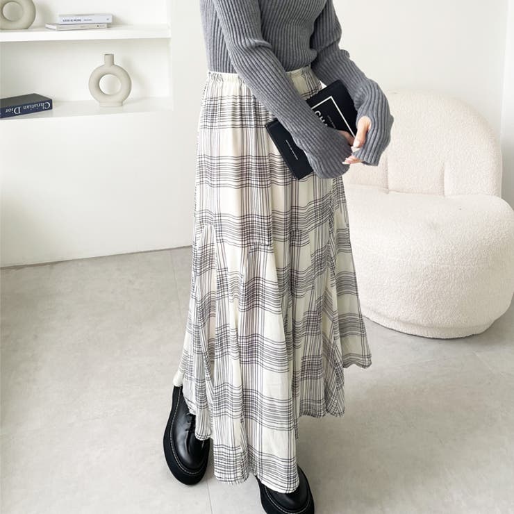 マーメイドフレアーロングスカート | GeeRA | 詳細画像6 