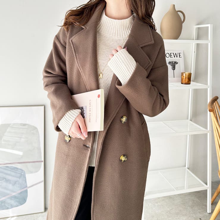 ダブルロングチェスターコート[品番：GERW0000059]｜GeeRA（ジーラ）の