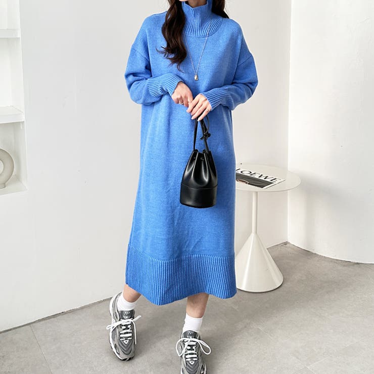 バックスリットタートルニットワンピース | GeeRA | 詳細画像50 