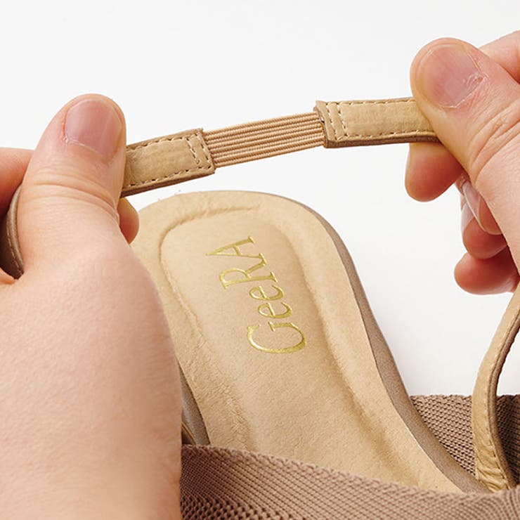 スクエアトゥバックバンドパンプス | GeeRA | 詳細画像2 