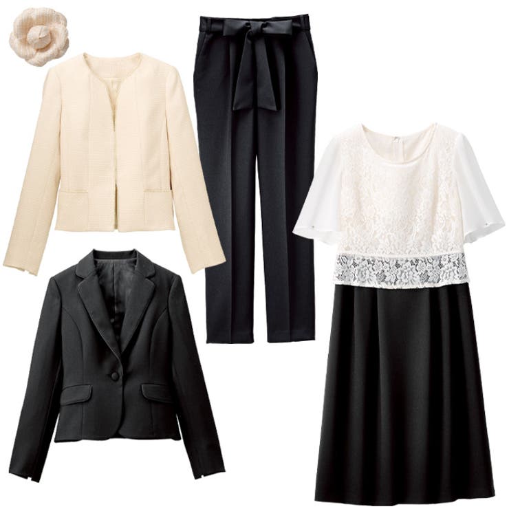 【入卒式 セレモニー】ツイード着回し５点セットスーツ 2ジャケット＆パンツ＆ワン… | GeeRA | 詳細画像45 