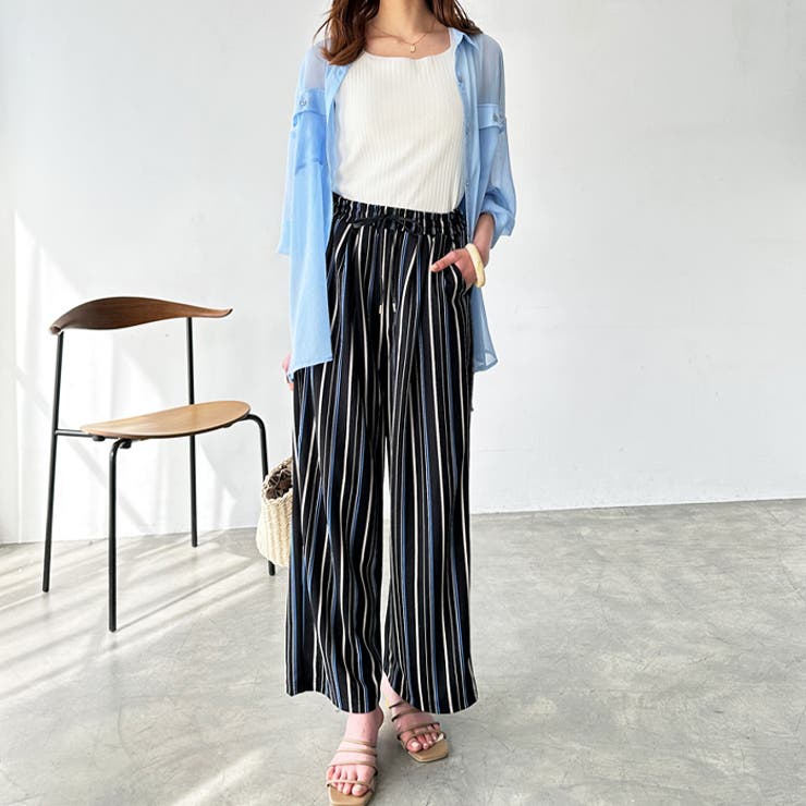 接触冷感！リラックスワイドパンツ＜UV対策＞ | GeeRA | 詳細画像6 