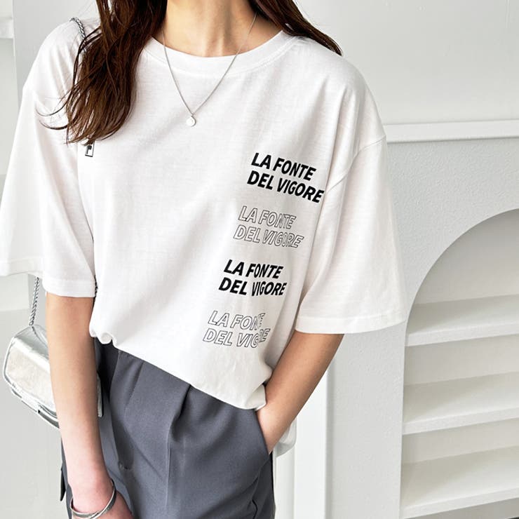 最新作売れ筋が満載 FILA＞ロゴプリントアソートTシャツ 夏服[品番 トップス