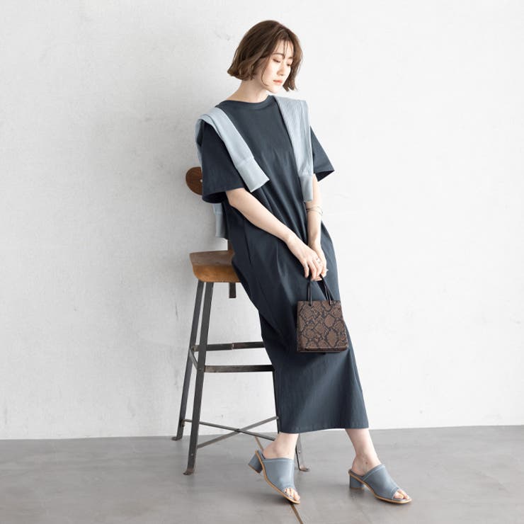 綿１００％ポケット付Ｔシャツワンピース＜夏服＞ | GeeRA | 詳細画像8 