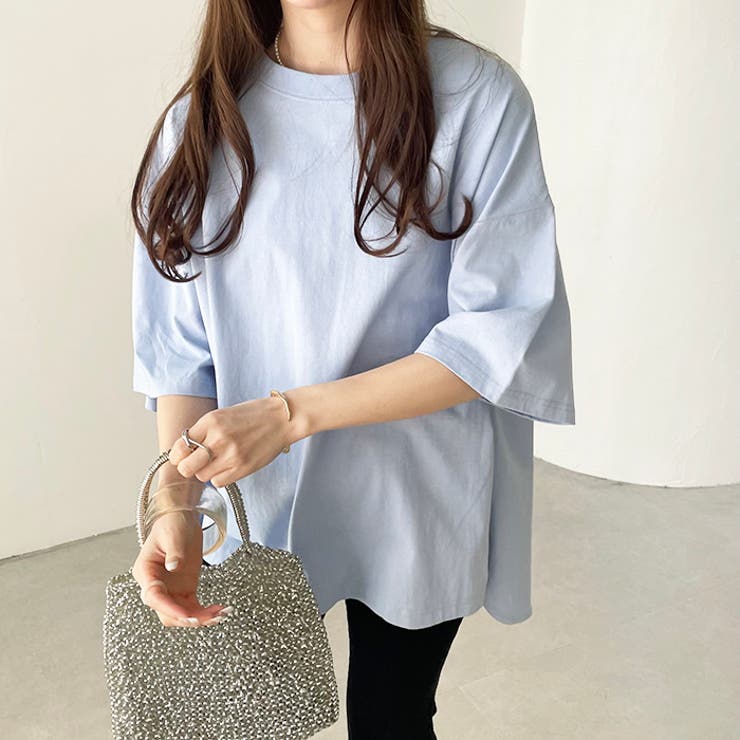 綿１００％ビッグシルエットステッチＴシャツ＜夏服・無地＞ | GeeRA | 詳細画像25 