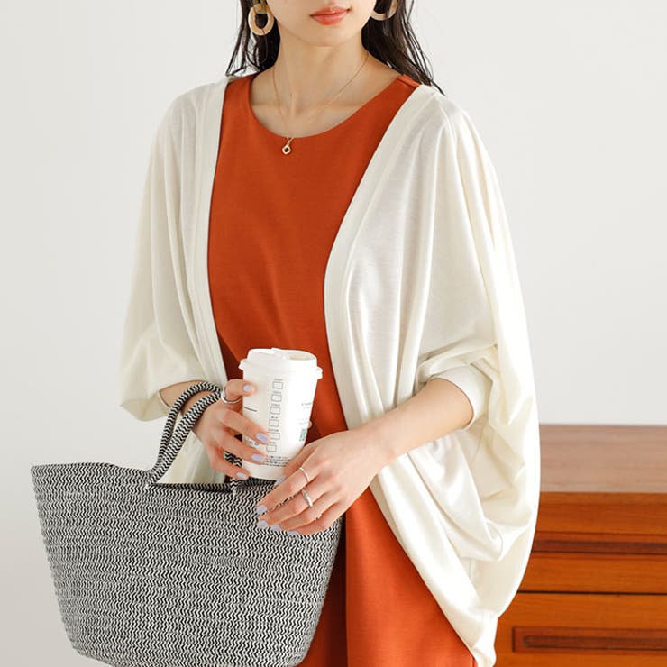 接触冷感！ドルマンカットソーカーディガン | GeeRA | 詳細画像33 