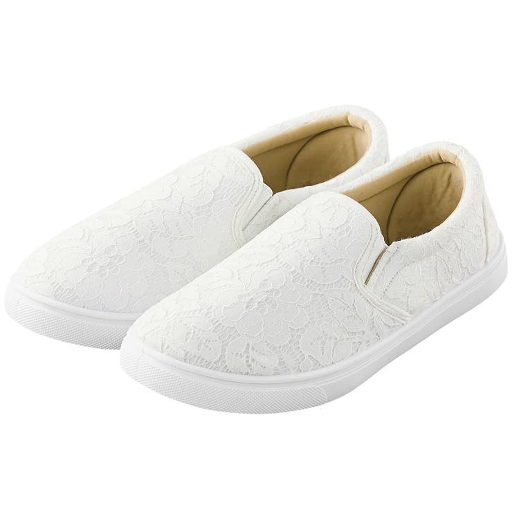シロレース | 合わせやすい！シンプルスリッポン | GeeRA