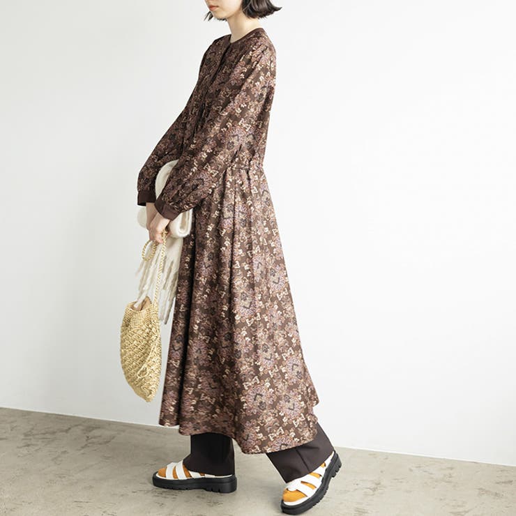 大人プリントロングワンピース | GeeRA | 詳細画像13 
