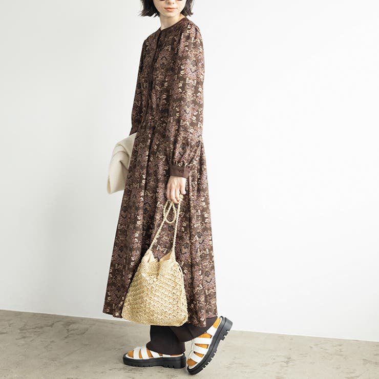 大人プリントロングワンピース | GeeRA | 詳細画像14 
