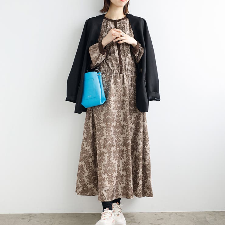 大人プリントロングワンピース | GeeRA | 詳細画像19 