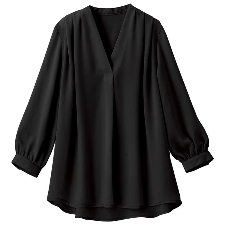 タックデザインスキッパーブラウス（七分袖） | GeeRA | 詳細画像61 