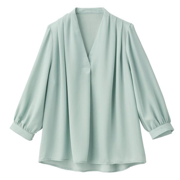 タックデザインスキッパーブラウス（七分袖） | GeeRA | 詳細画像65 