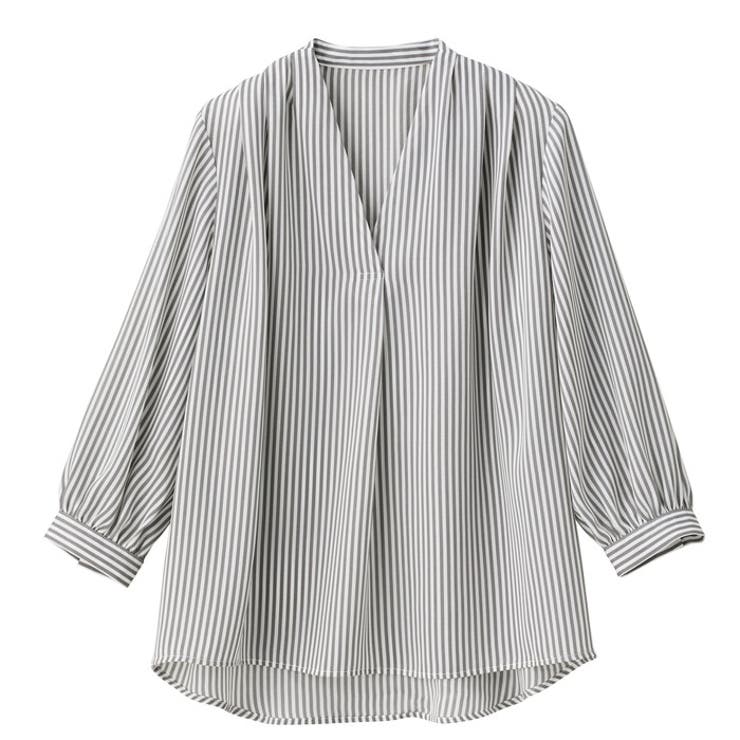 タックデザインスキッパーブラウス（七分袖） | GeeRA | 詳細画像66 