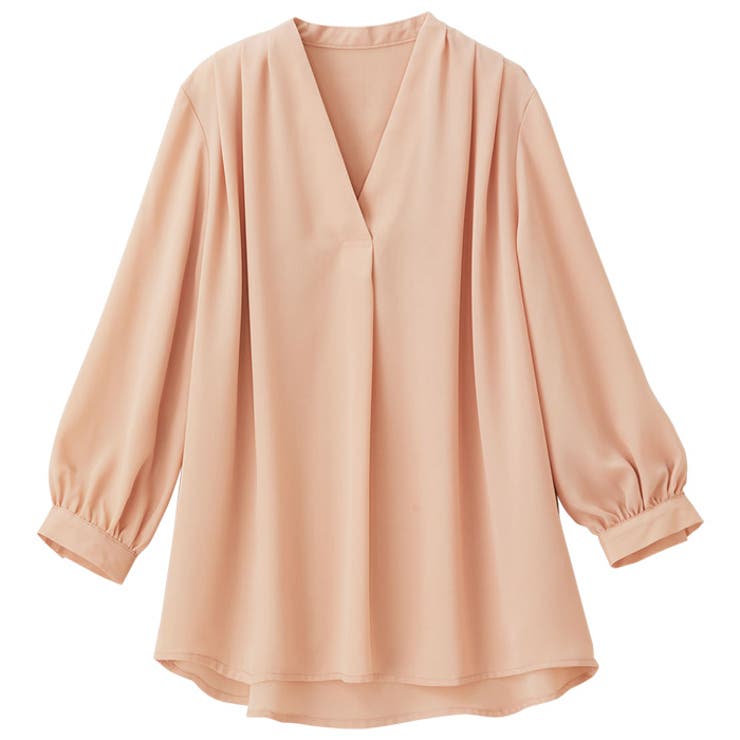 タックデザインスキッパーブラウス（七分袖） | GeeRA | 詳細画像60 