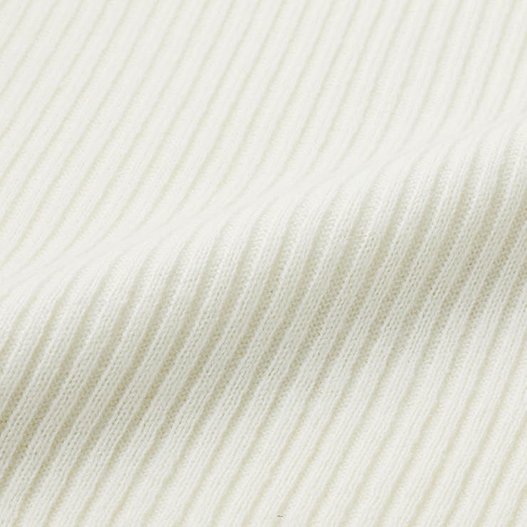 プリーツ付クルーネックリブニットトップス | GeeRA | 詳細画像8 