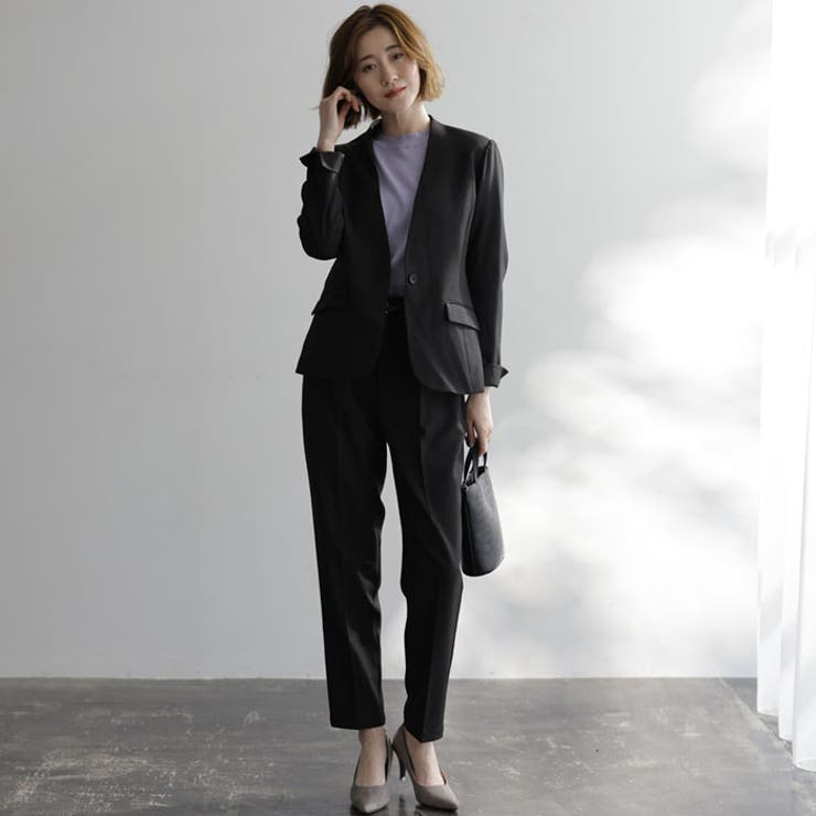 【セットアップ対応】嬉しい機能付！美脚テーパードパンツ＜UV対策 防シワ ストレ… | GeeRA | 詳細画像7 