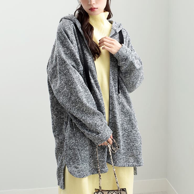 裏起毛ミディ丈パーカーコート[品番：GERW0000134]｜GeeRA（ジーラ）の