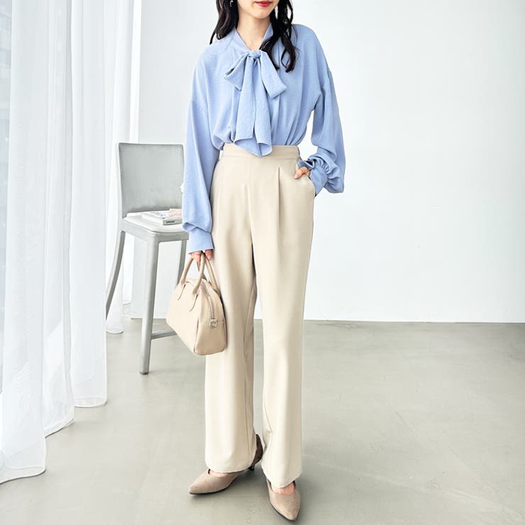 美脚ストレッチストレートイージーパンツ | GeeRA | 詳細画像14 