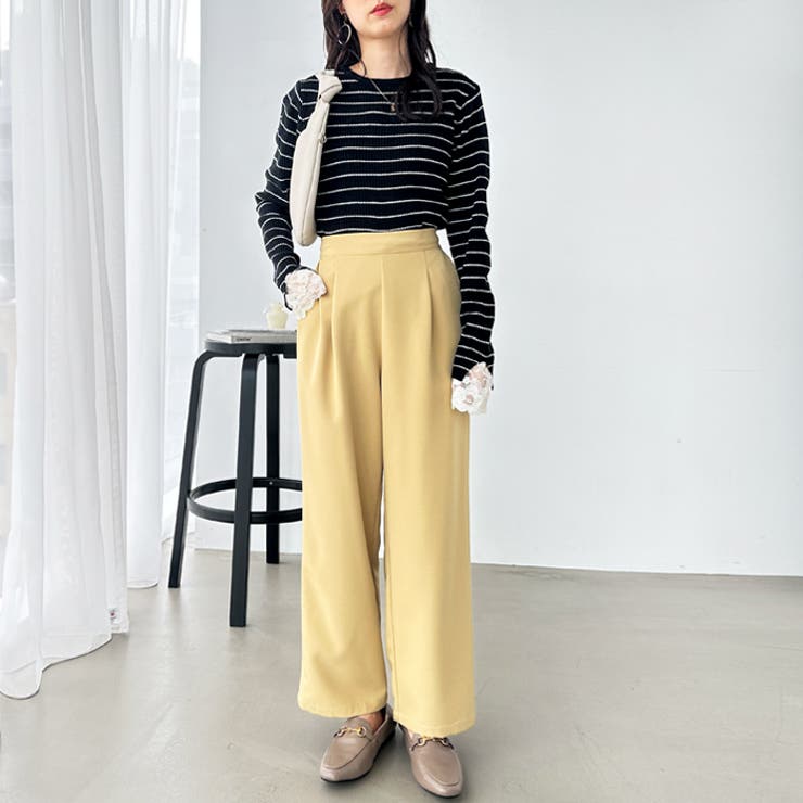 美脚ストレッチストレートイージーパンツ | GeeRA | 詳細画像19 