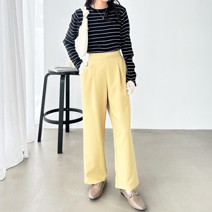 美脚ストレッチストレートイージーパンツ | GeeRA | 詳細画像20 