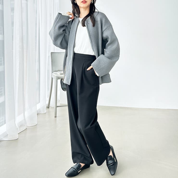 美脚ストレッチストレートイージーパンツ | GeeRA | 詳細画像5 