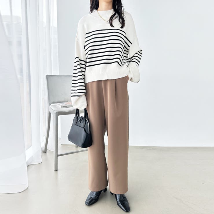 美脚ストレッチストレートイージーパンツ | GeeRA | 詳細画像6 