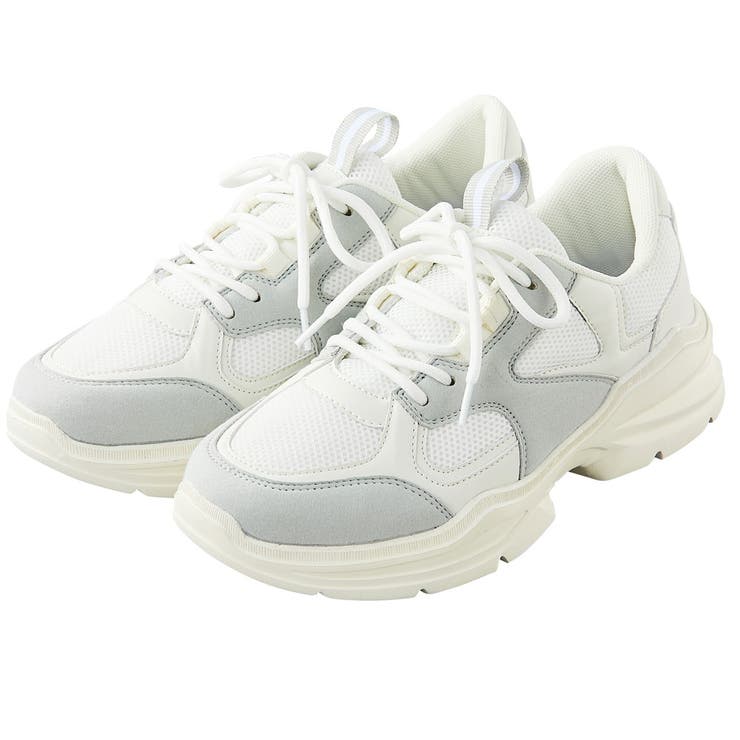 アイボリーグレー | 厚底ダッドスニーカー | GeeRA