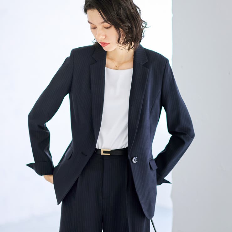 【２点セット】洗えるワイドパンツスーツセットアップ＜UV対策 防シワ ウォッシャ… | GeeRA | 詳細画像37 