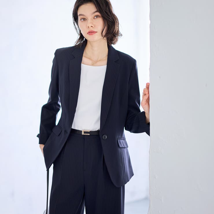 【２点セット】洗えるワイドパンツスーツセットアップ＜UV対策 防シワ ウォッシャ… | GeeRA | 詳細画像39 