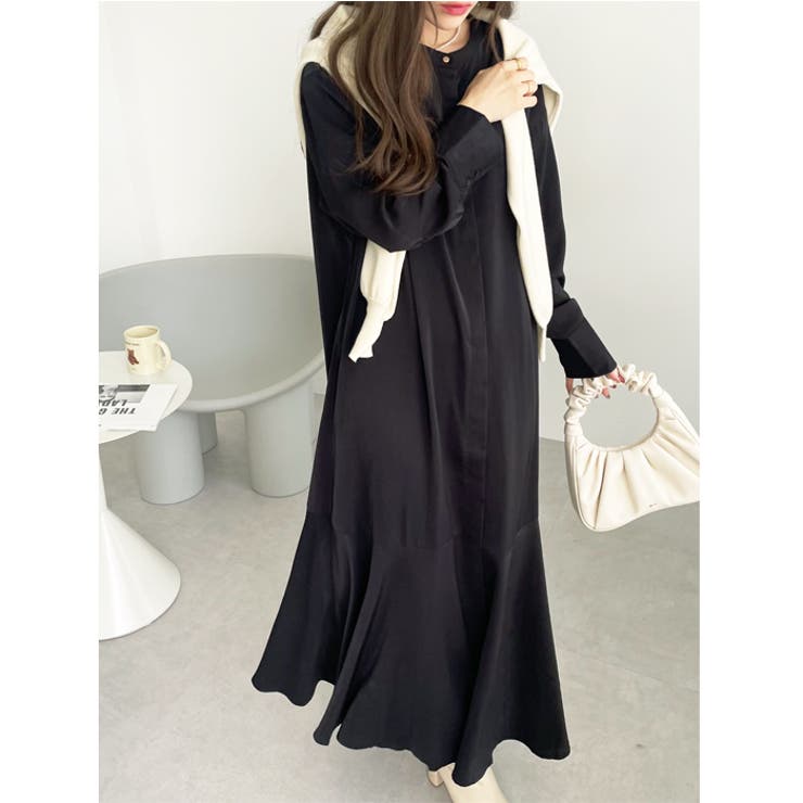 裾フレアーロングシャツワンピース | GeeRA | 詳細画像21 