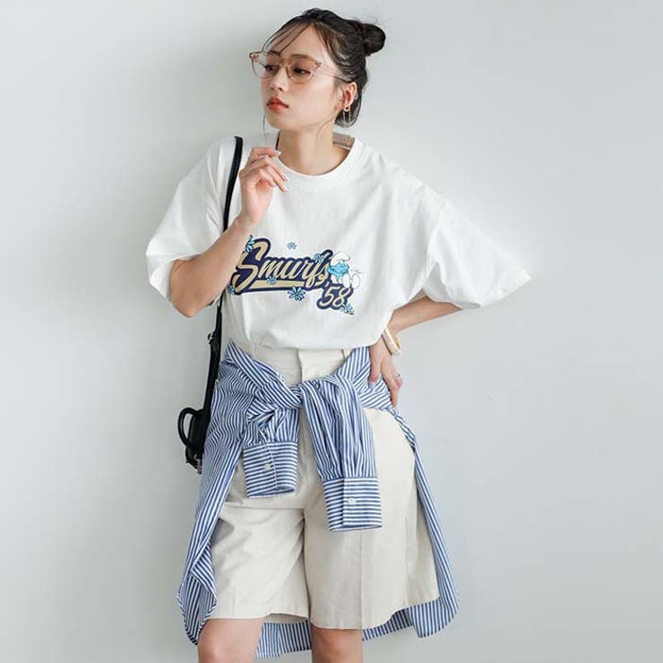 【スマーフ】コラボプリントＴシャツ＜夏服＞ | GeeRA | 詳細画像2 