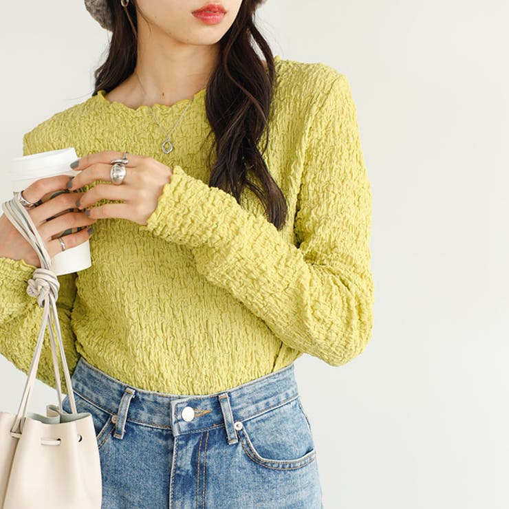 イエロー | ワッシャーカットソープルオーバー | GeeRA