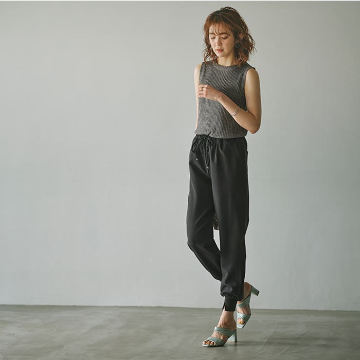楽ちんストレッチきれい見えジョガーパンツ | GeeRA | 詳細画像15 