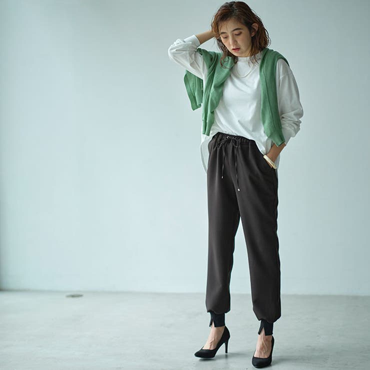 楽ちんストレッチきれい見えジョガーパンツ | GeeRA | 詳細画像7 