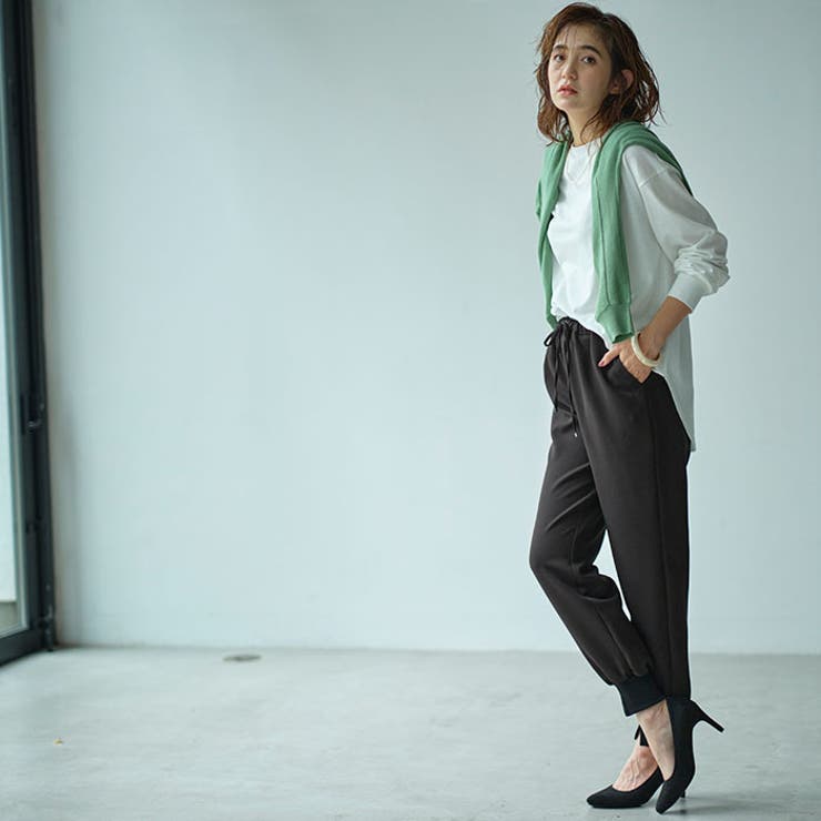 楽ちんストレッチきれい見えジョガーパンツ | GeeRA | 詳細画像8 