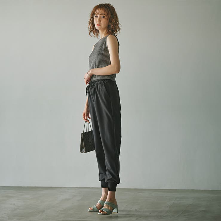 楽ちんストレッチきれい見えジョガーパンツ | GeeRA | 詳細画像13 