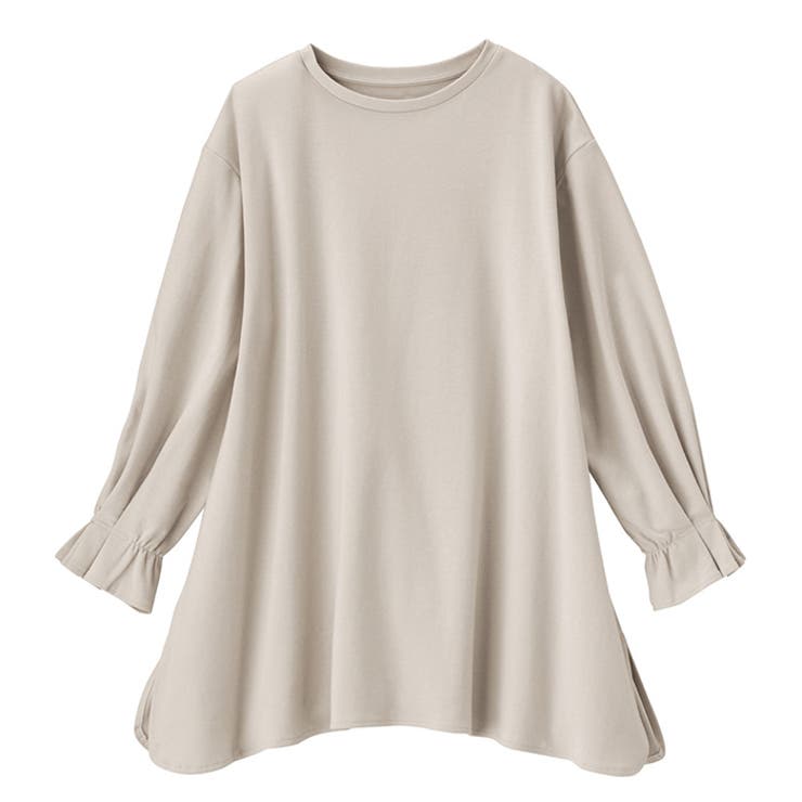 綿１００％ポンチ袖口タックチュニック | GeeRA | 詳細画像32 