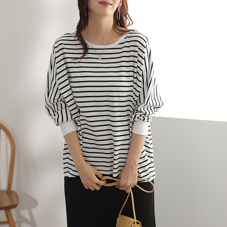 綿１００％きれいめドルマンカットソー | GeeRA | 詳細画像36 