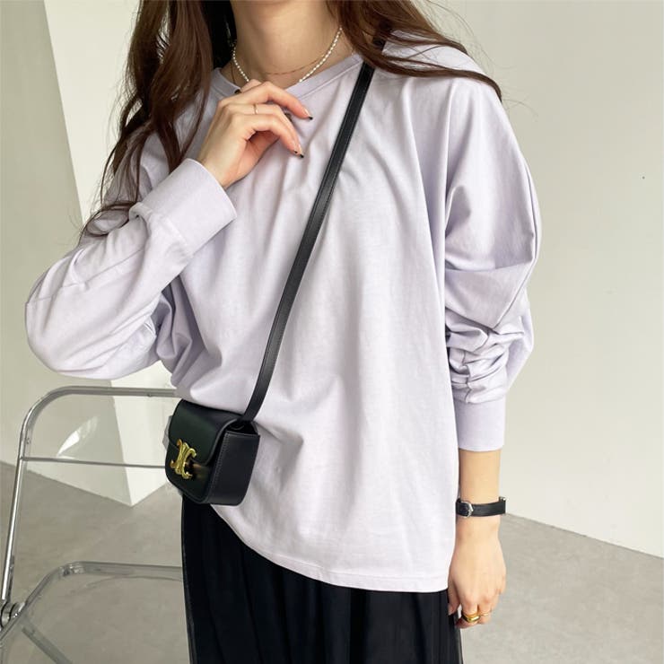 ラベンダー | 綿１００％きれいめドルマンカットソー | GeeRA