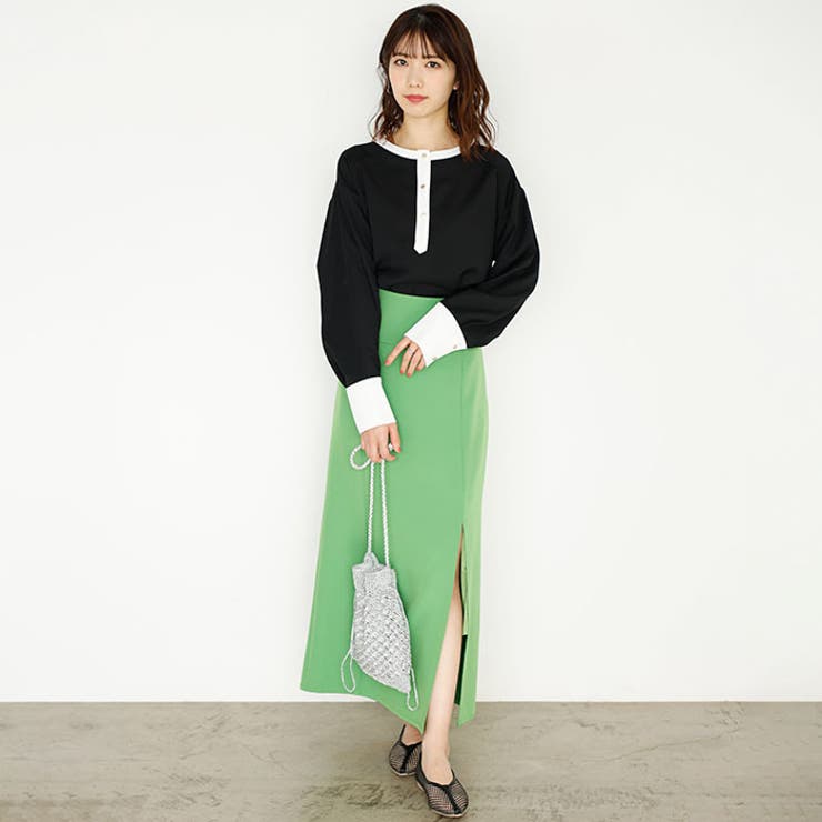 前後２ＷＡＹ配色デザインブラウス | GeeRA | 詳細画像8 