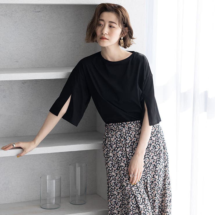 袖スリットデザインカットソー | GeeRA | 詳細画像11 