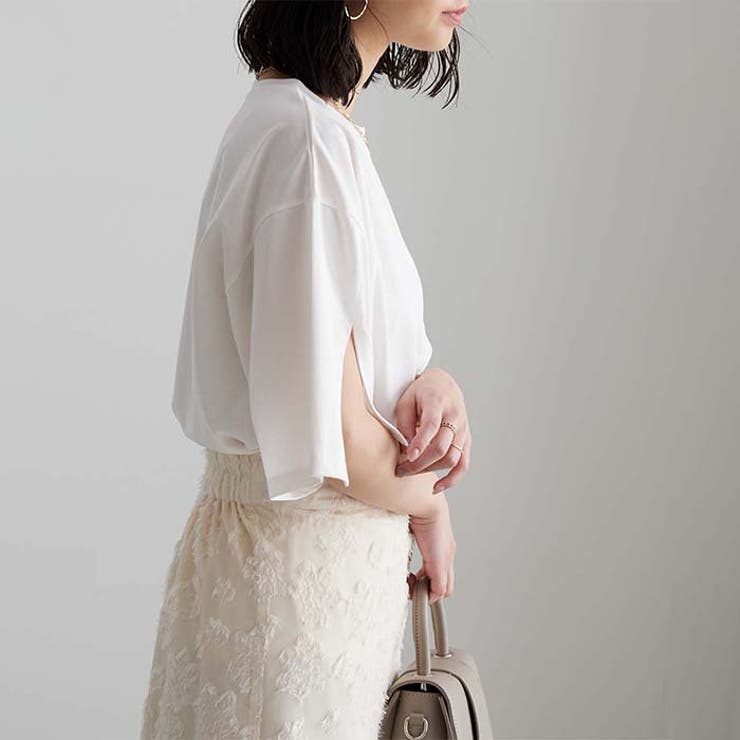 袖スリットデザインカットソー | GeeRA | 詳細画像18 