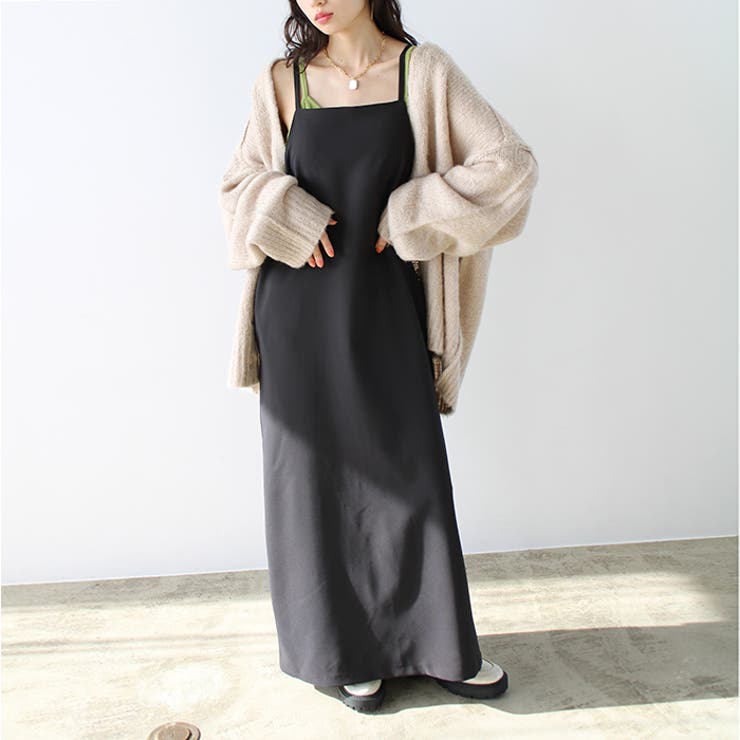 マキシキャミソールワンピース＜夏服＞[品番：GERW0000191