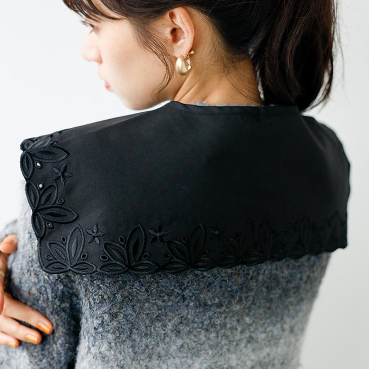 カットワーク刺しゅう付け衿 | GeeRA | 詳細画像22 