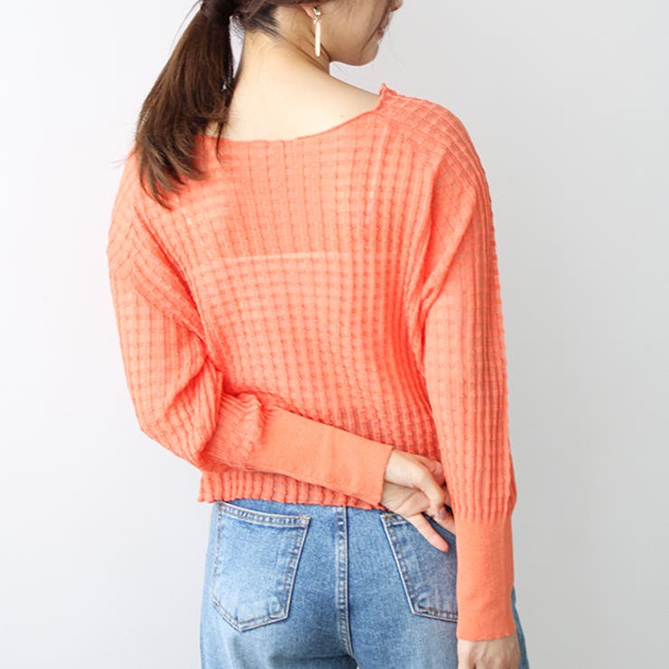 ジャカードシアーニットプルオーバー | GeeRA | 詳細画像9 