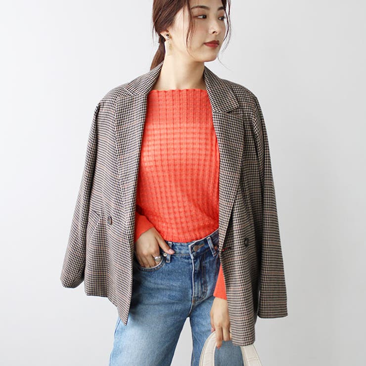 ジャカードシアーニットプルオーバー | GeeRA | 詳細画像10 