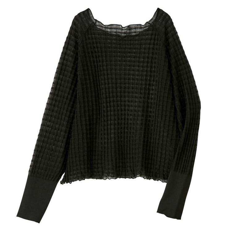 ジャカードシアーニットプルオーバー | GeeRA | 詳細画像15 