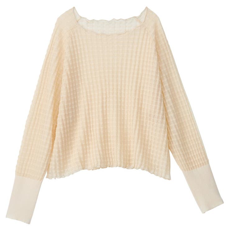 ジャカードシアーニットプルオーバー | GeeRA | 詳細画像14 