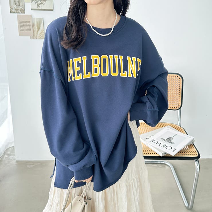 ミズーリ大学 カレッジロゴ ビッグ 刺繍ロゴ スウェット ビッグ